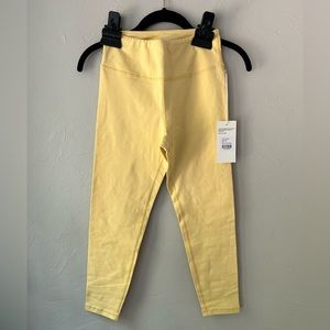 NWT MATE THE LABEL ORGANIC STRETCH LEGGINGS IN SOLAR YELLOW S
